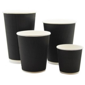Premium Disposable Paper Coffee Cups with Lids Stylish Ripple Wall Design ,Double Wall Insulated Premium Disposable Paper Coffee Cups with Lids Stylish Ripple Wall Design ,Double Wall Insulated